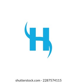 Diseño del logotipo de la letra H. letra de logotipo H con diseños únicos