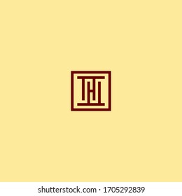 Letter H logo design vector template