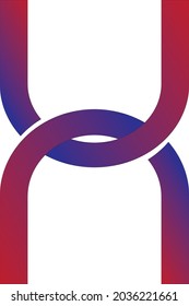 Letter H logo design. Vector