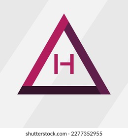 Logo des Buchstaben H. H-Buchstaben-Design-Vektor