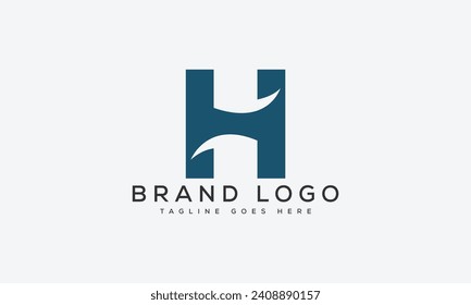 diseño de la plantilla vectorial del logotipo de letra H para la marca.