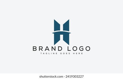 diseño de la plantilla vectorial del logotipo de letra H para la marca.