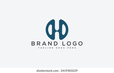 diseño de la plantilla vectorial del logotipo de letra H para la marca.