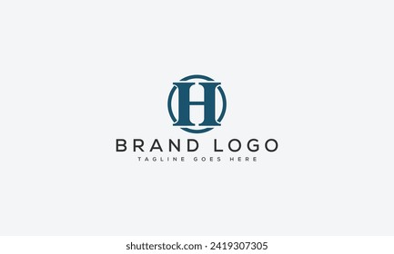 letter H logo design vector template design for brand.