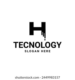 Letter H Logo Design Vector