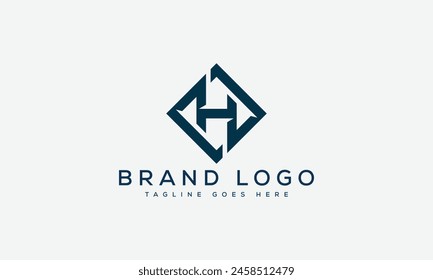 letter H logo design vector template design for brand