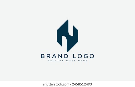 letter H logo design vector template design for brand