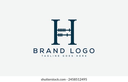 letter H logo design vector template design for brand