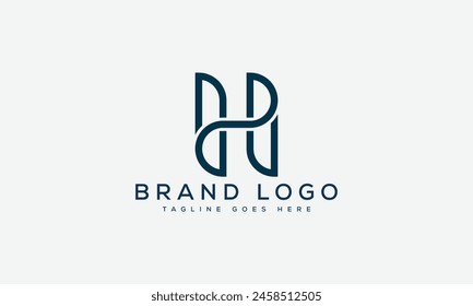 letter H logo design vector template design for brand