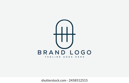 letter H logo design vector template design for brand