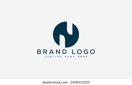 letter H logo design vector template design for brand