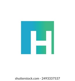 Letter H Logo Design Vektorgrafik mit universeller Form und Kreatividee