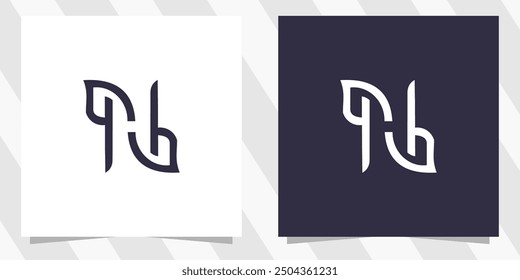 Vector de diseño de logotipo de letra H