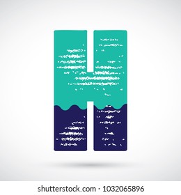 Letter H logo icon design template elements