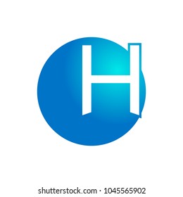 Letter H logo icon design template elements - vector sign