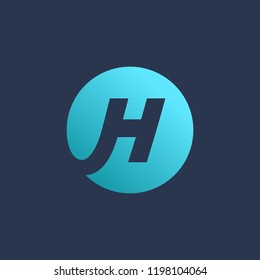 Letter H logo icon design template elements