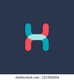 Letter H logo icon design template elements