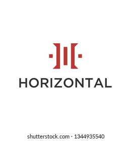 Letter h logo icon design template elements