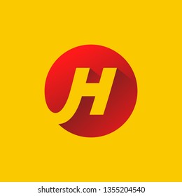 Letter H logo icon design template elements