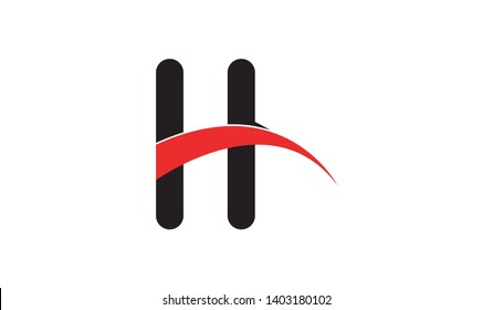 Letter H logo icon design template