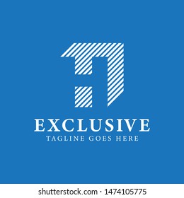 Letter H logo icon design template elements