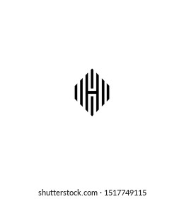 Letter H logo icon design template