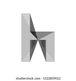 Letter H logo icon design template elements