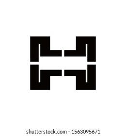 Letter H logo icon design template elements.