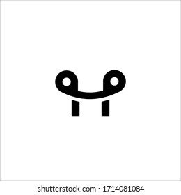 Letter H logo icon design template elements
