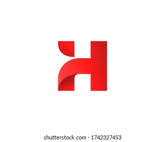 Letter H logo icon design template elements