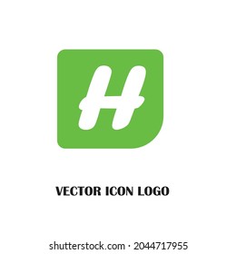 Letter H logo icon design template elements	