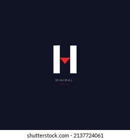 Letter H logo icon design template elements
