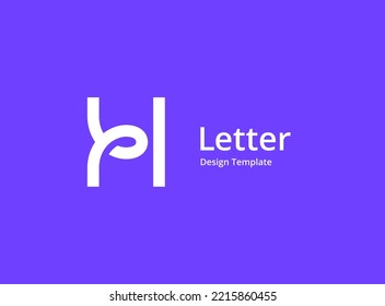 Letter H logo icon design template elements