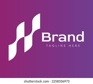 Letter H logo icon design template elements. Initial letter H in dots shape. Usable for Branding and Business Logos.