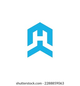 Letter H logo icon design template elements