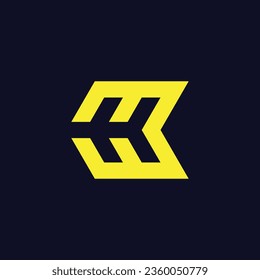 Letter H logo icon design template elements
