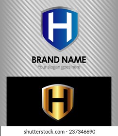 Letter H logo icon design symbol