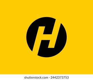 Letter H logo icon design template elements