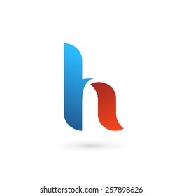 Letter H logo icon design template elements 