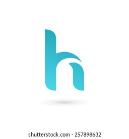 Letter H logo icon design template elements 