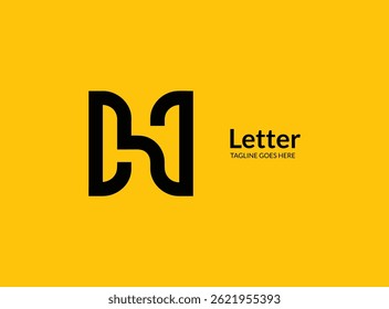 Letter H logo icon design template elements. H Letter Shape Logo. Letter H building logo icon design minimalist style illustration. creative simple apartment vector symbol logotype