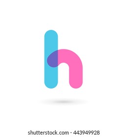 Letter H logo icon design template elements