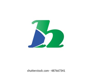 Letter h logo icon design template elements
