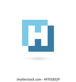 Letter H logo icon design template elements