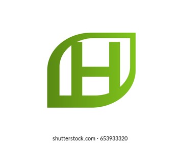 Letter H logo icon design template elements
