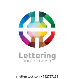 Letter H logo icon design template elements - Stock vector sign