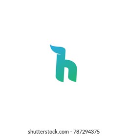 Letter H logo icon design