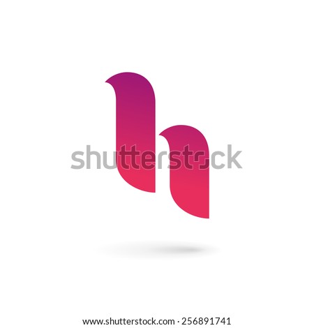 Letter H logo icon design template elements 