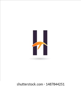 Letter H Logo Icon . Initial Letter H Design logo for company