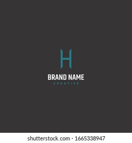 Letter H logo Icon template design in Vector illustration 